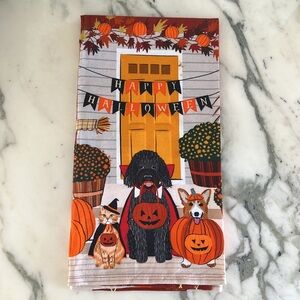 NEW ANTHROPOLOGIE HALLOWEEN Dishtowel